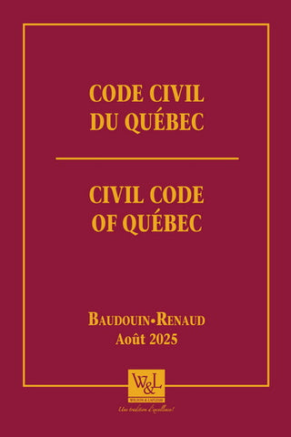 Code civil du Québec 2025-2026