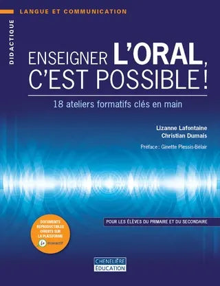 Enseigner l'oral, c'est possible !