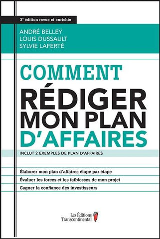 Comment rédiger mon plan d'affaires